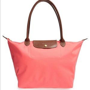 Longchamp Le Pilage Small Tote with long straps